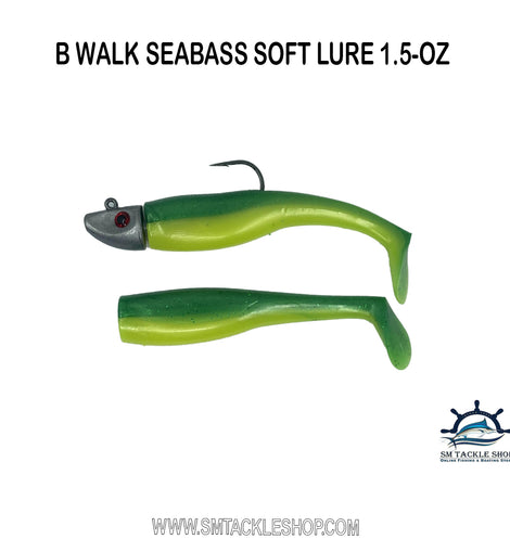 B WALK SEABASS SOFT LURE 1.5-OZ